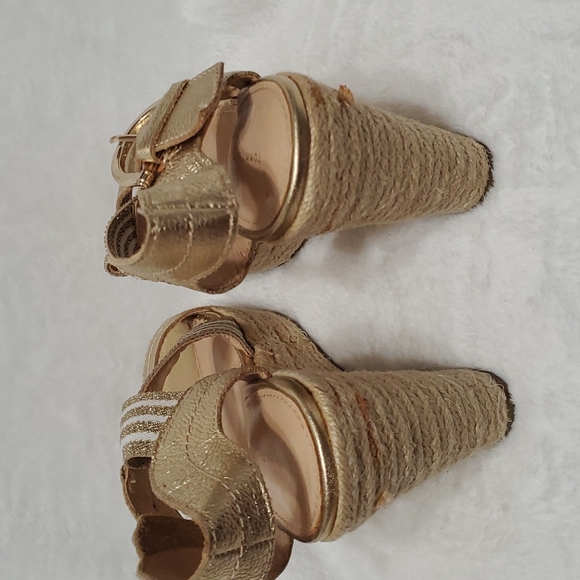 TOMMY HILFIGER Willow wedge sandal Size 7 Brown ( Ss10 ) - Picture 3 of 7